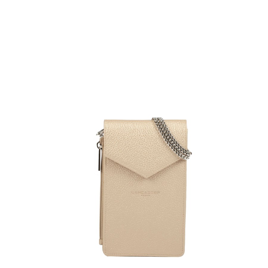 Femme Lancaster Pochette | Etui Telephone En Cuir Foulonne Pm Lancaster