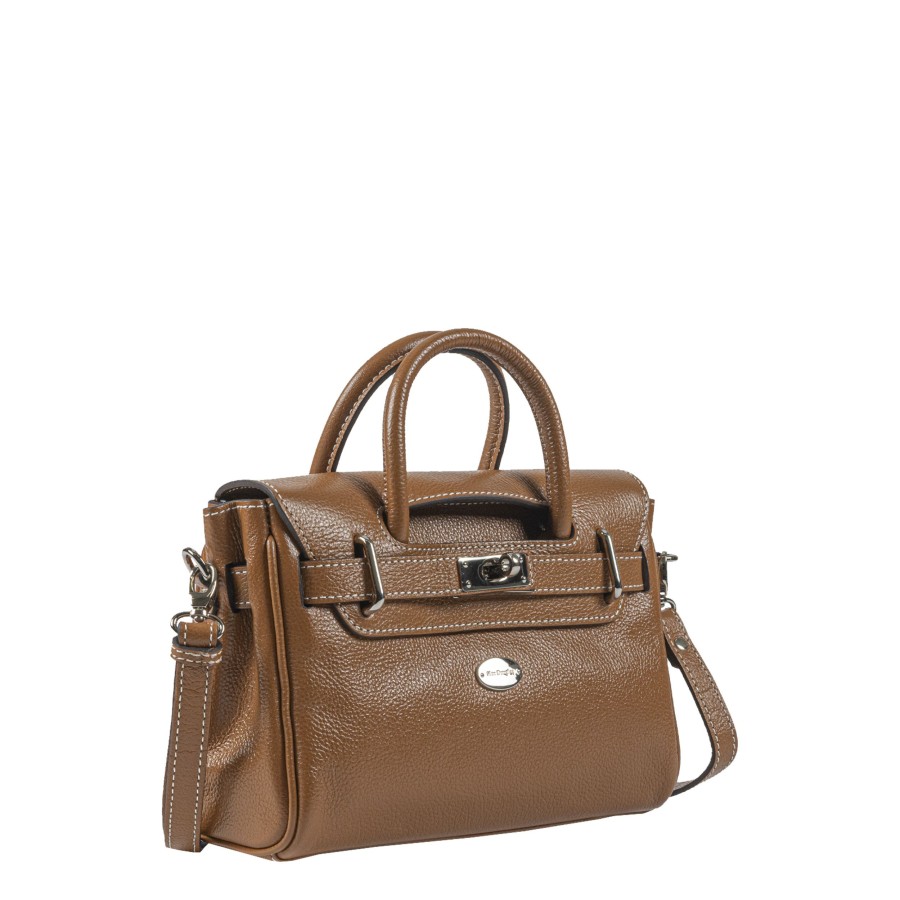 Femme Mac Douglas Sac Porte Main | Mini Sac A Main En Cuir Pyla Buni Mac Douglas Chatain