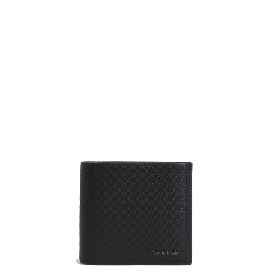 Homme Calvin Klein Portefeuille | Portefeuille Cuir Minimalism Calvin Klein