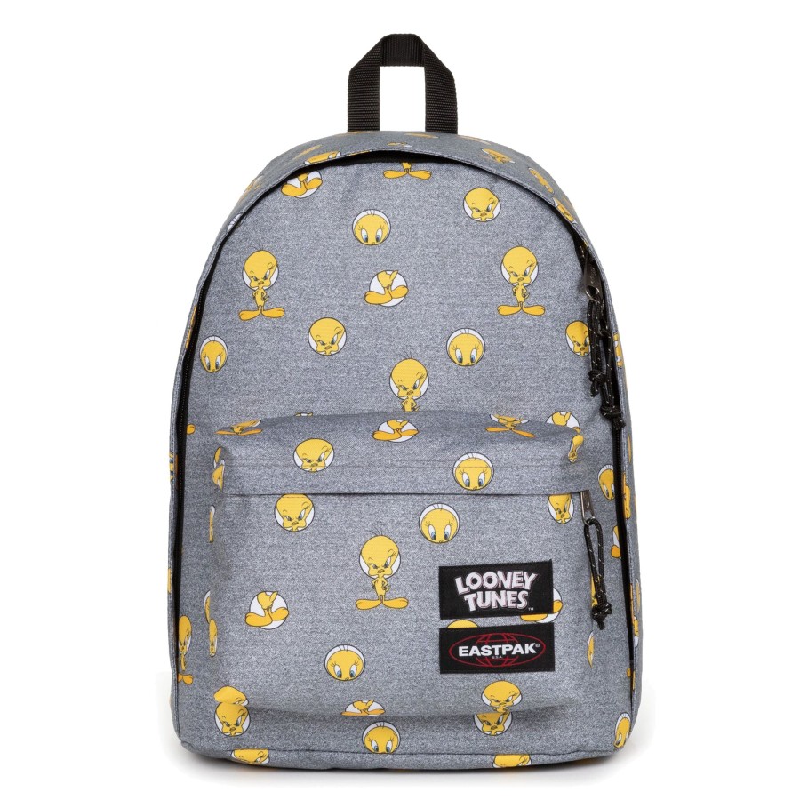 Scolaire Eastpak Sac A Dos | Sac A Dos 27L Out Of Office Looney Tunes Eastpak Tweety Grey