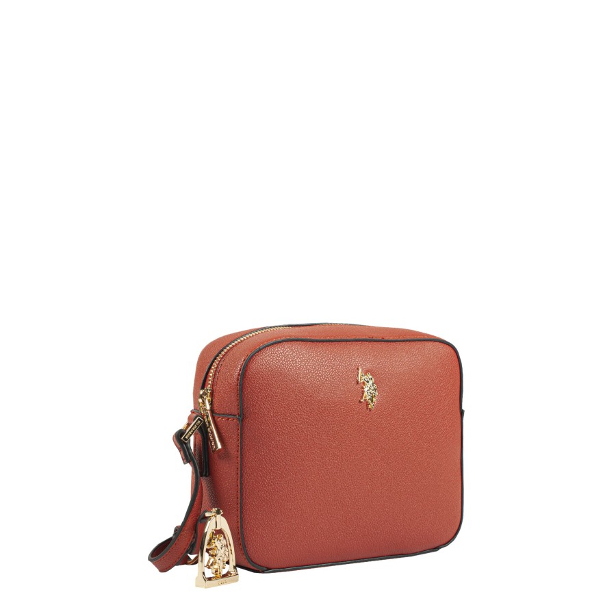 Femme Us Polo Sac Porte Bandouliere / Porte Travers | Sac Travers Jones Us Polo Brick