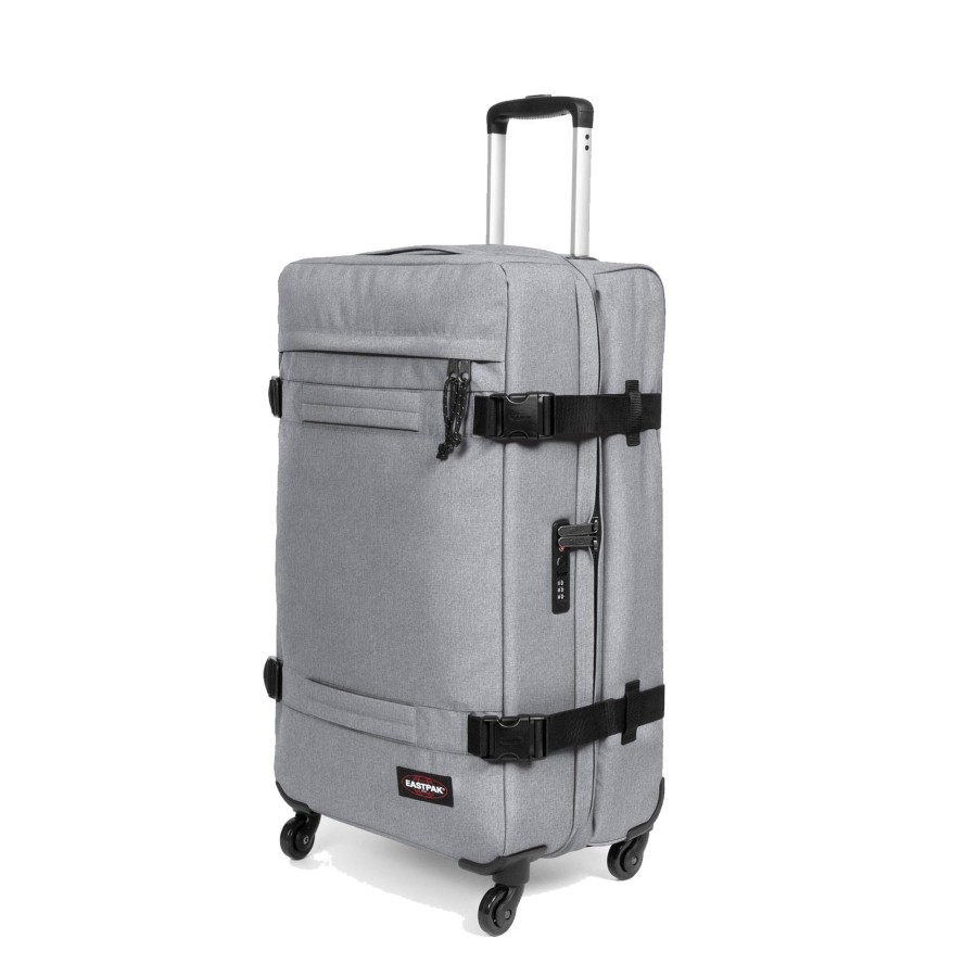 Bagages Eastpak Valise 4 Roues Souple | Valise 70Cm Transit'R 4 M Eastpak Gris Sunday