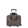 Business Guess Pilot Case Ordinateur A Roulettes | Pilot Case A 2 Roues Vezzola Guess Marron