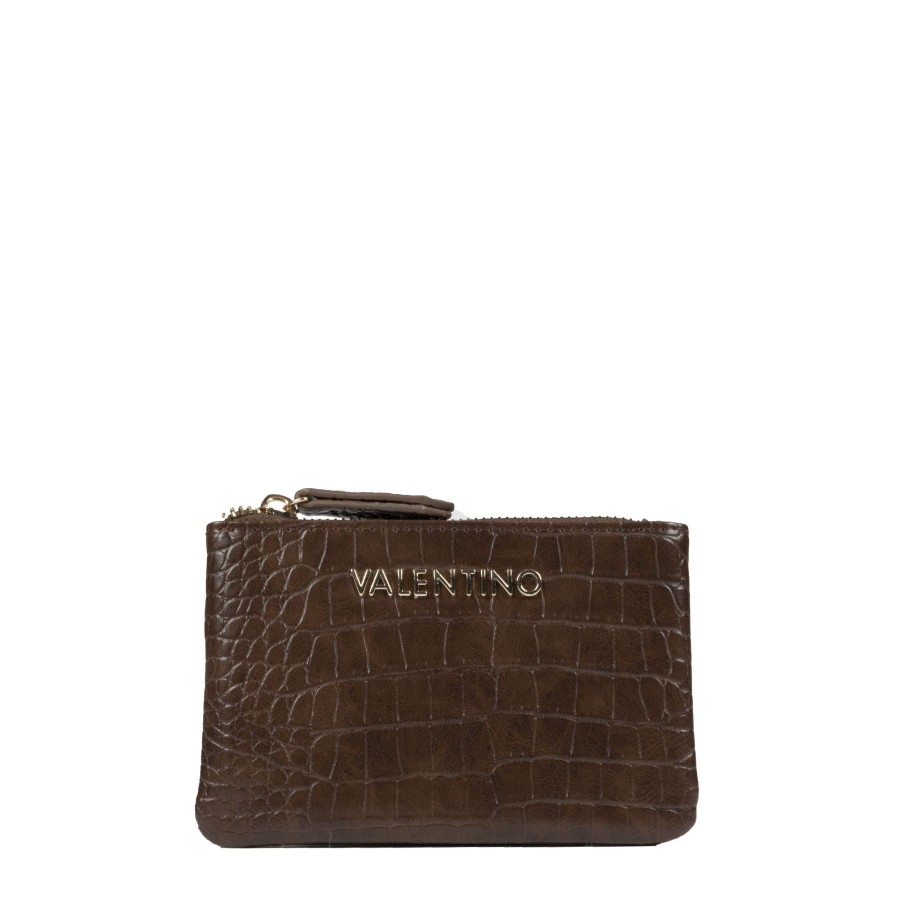 Femme Valentino Porte Monnaie | Porte Monnaie Fire Re Valentino Marron