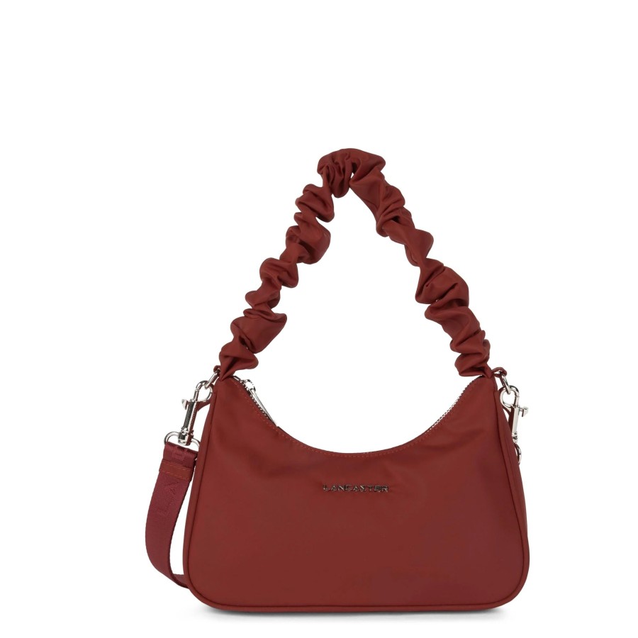 Femme Lancaster Sac Porte Epaule | Sac Baguette Basic Chouchou Lancaster Rouge