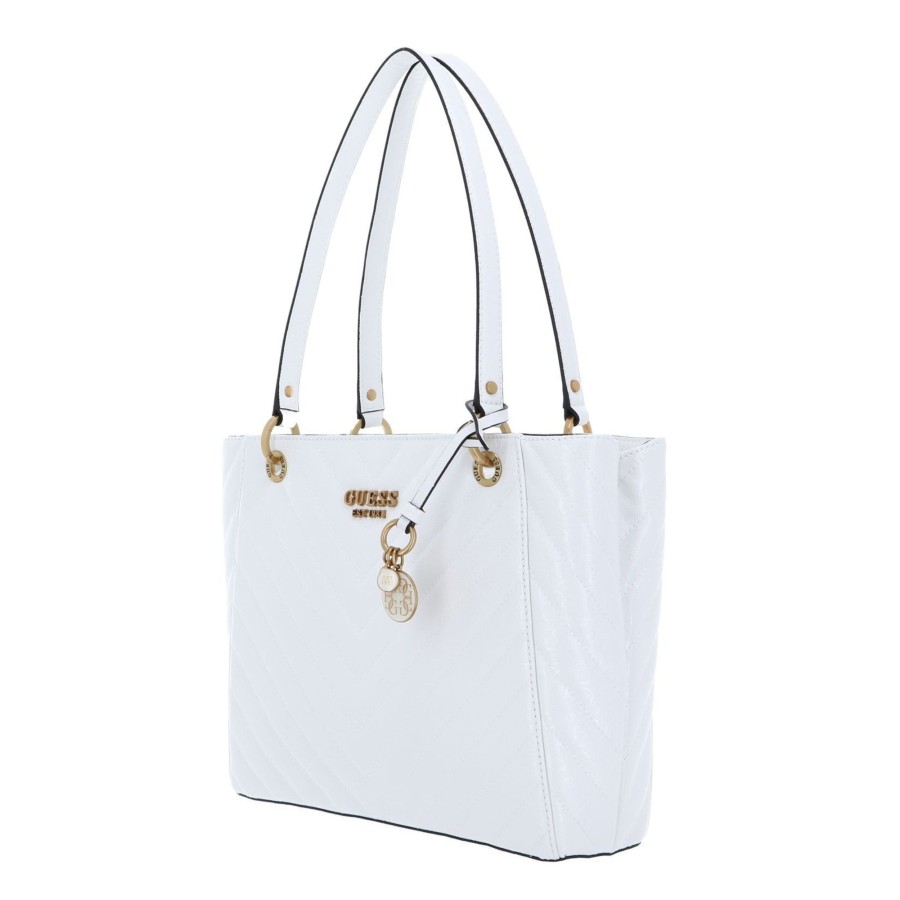 Femme Guess Sac Porte Epaule | Shopping Jania Guess Blanc