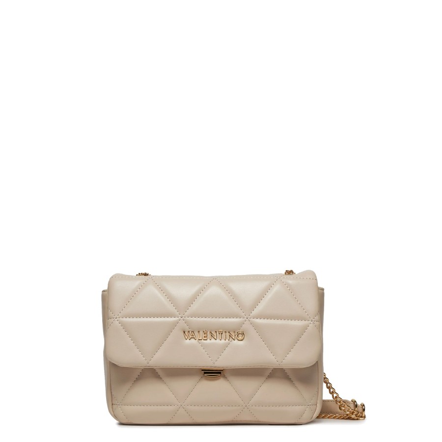 Femme Valentino Sac Porte Bandouliere / Porte Travers | Sac Travers Carnaby Valentino Ecru