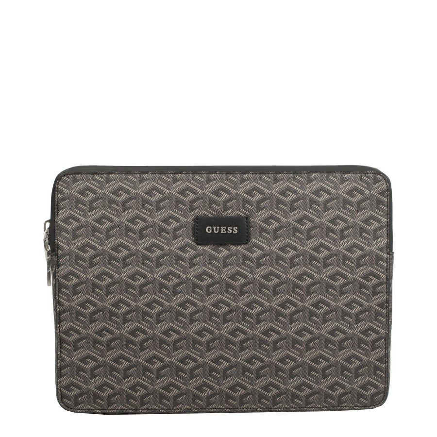 Homme Guess Sacoche Main | Pochette Tablette Ederlo Guess