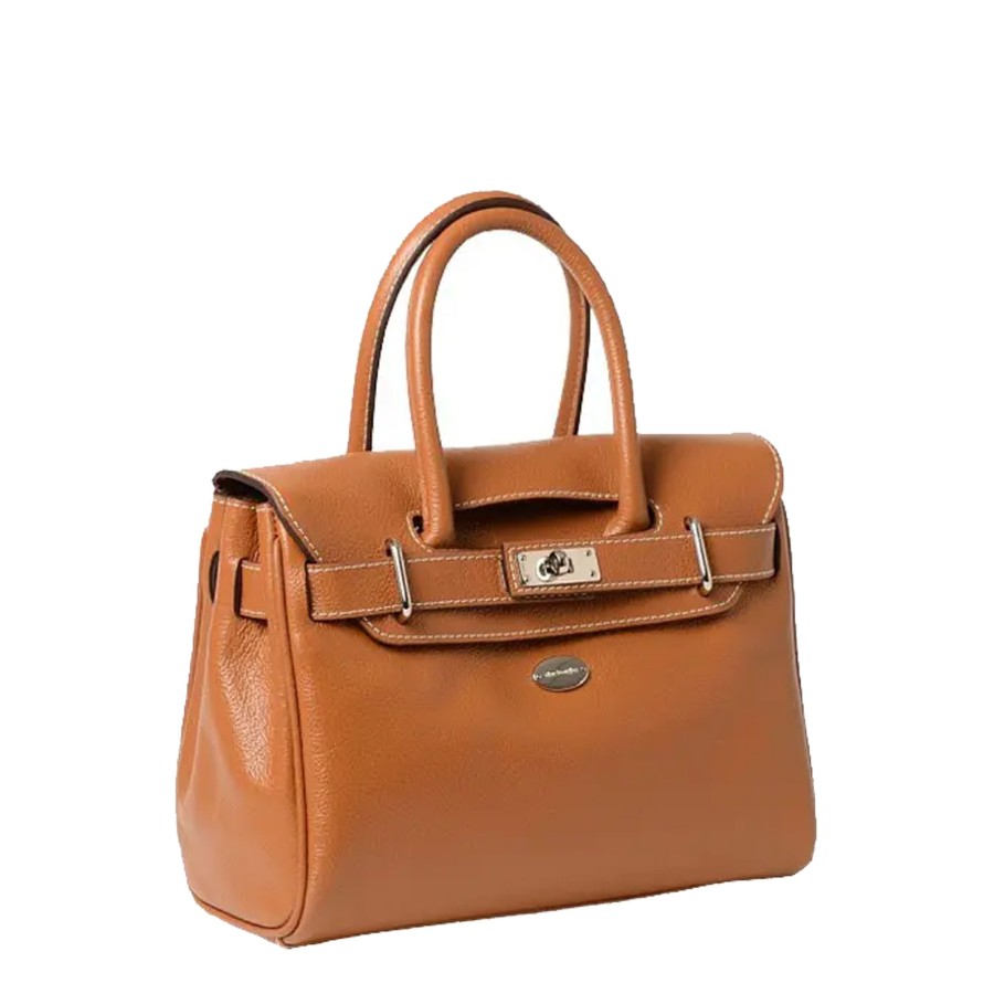 Femme Mac Douglas Sac Porte Main | Petit Sac A Main En Cuir Pyla Xxs Buni Mac Douglas Chatain