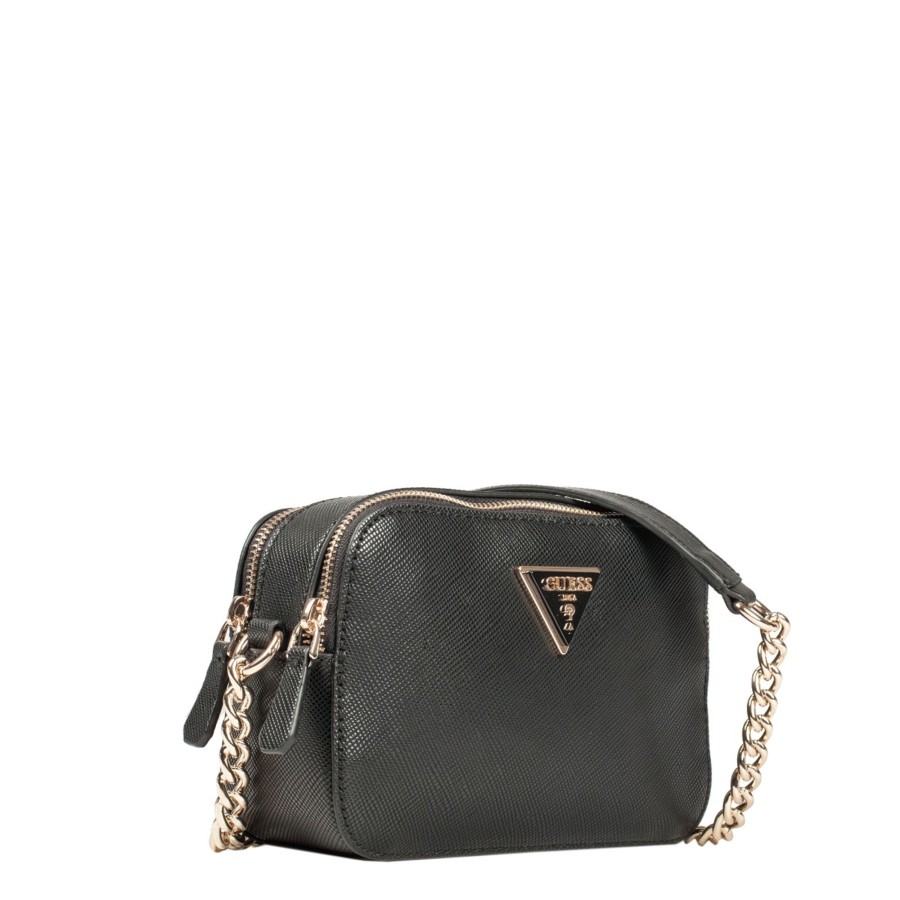 Femme Guess Sac Porte Epaule | Sac Travers Noelle Guess Noir