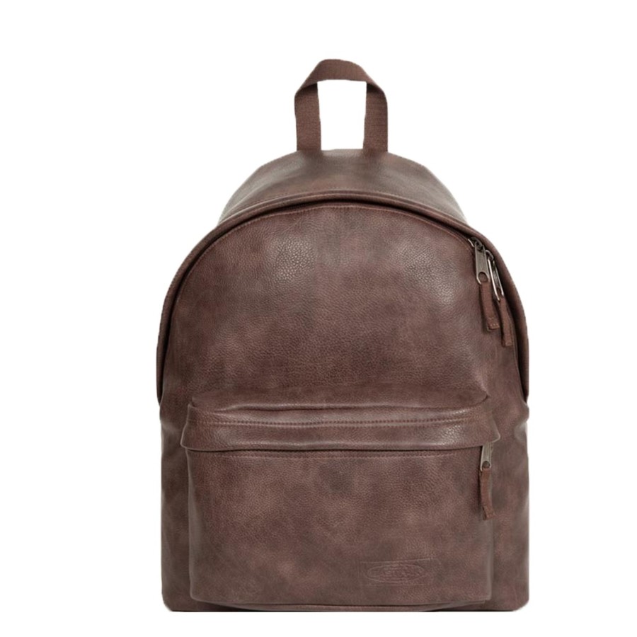 Scolaire Eastpak Sac A Dos | Sac A Dos Padded Pak'R Grained Eastpak Grained Brown