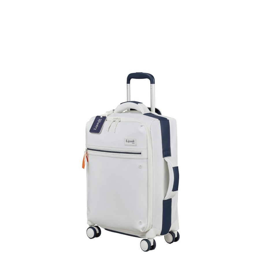 Bagages Lipault Valise 4 Roues Souple | Valise Cabine 55Cm Design Lab Lipault Blanc