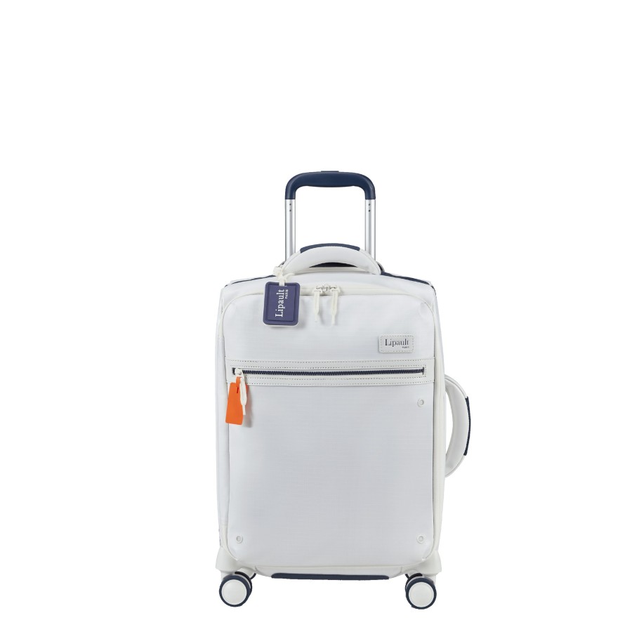 Bagages Lipault Valise 4 Roues Souple | Valise Cabine 55Cm Design Lab Lipault Blanc