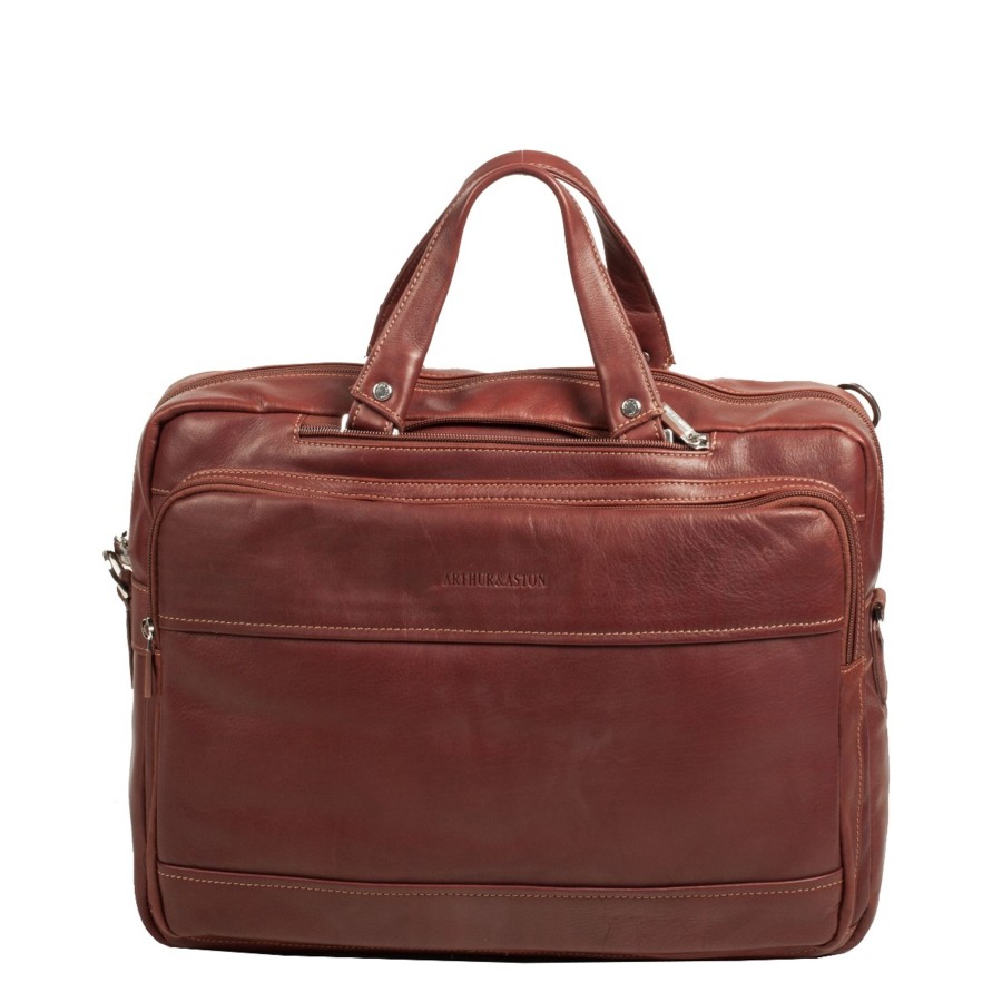 Homme Arthur et Aston Serviette/Cartable | Reporter / Sac A Dos En Cuir Plonge Arthur Et Aston