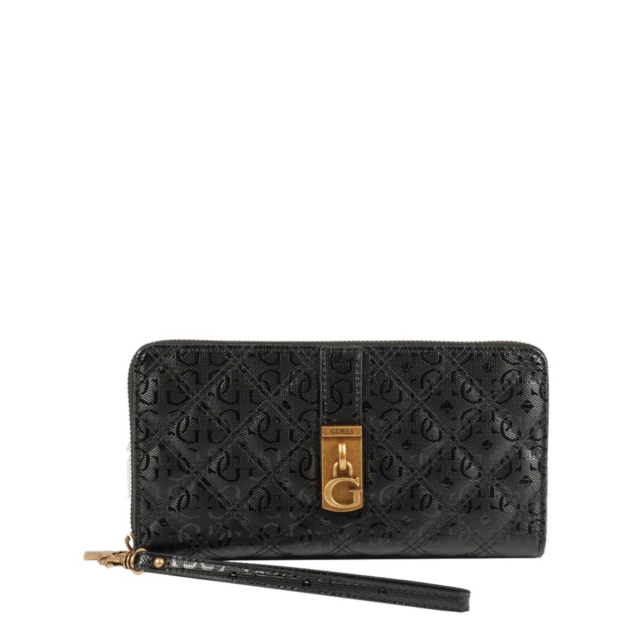 Femme Guess Portefeuille | Compagnon Noir Gaia Slg