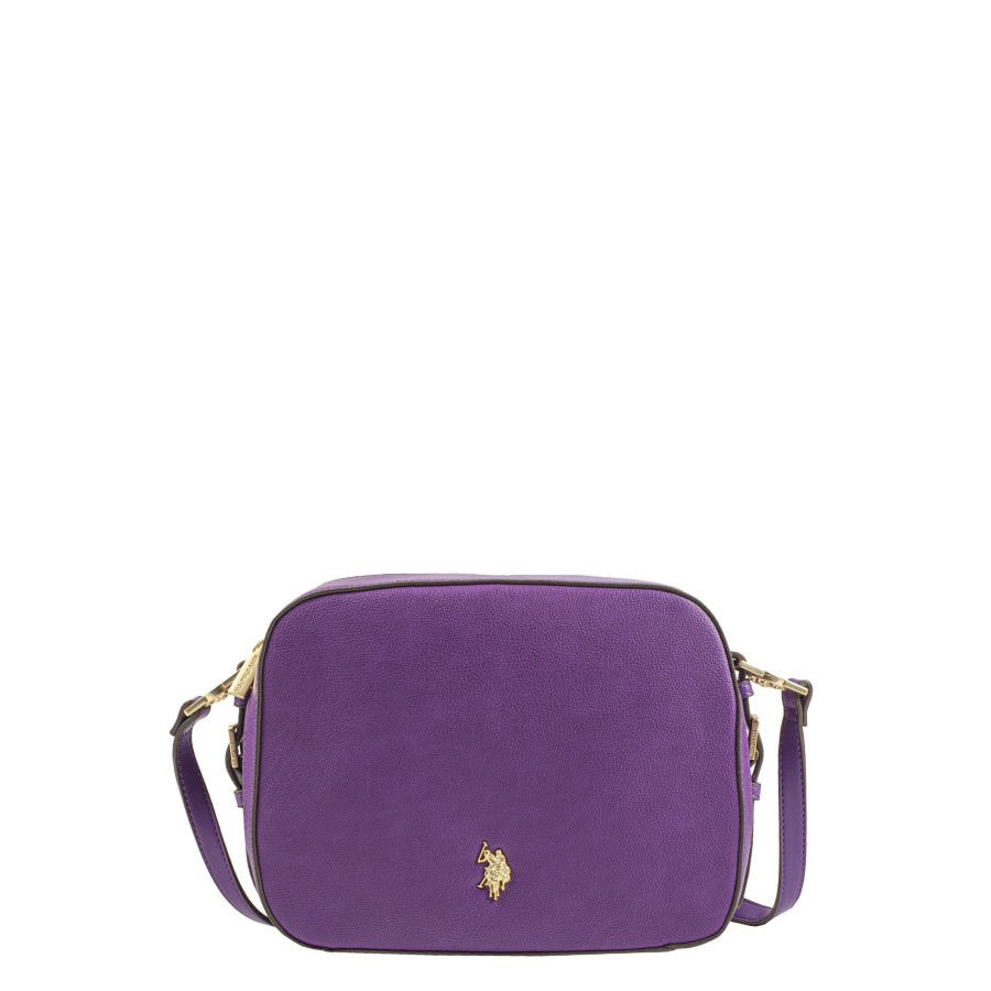 Femme Us Polo Sac Porte Bandouliere / Porte Travers | Sac Travers Forest Us Polo Violet