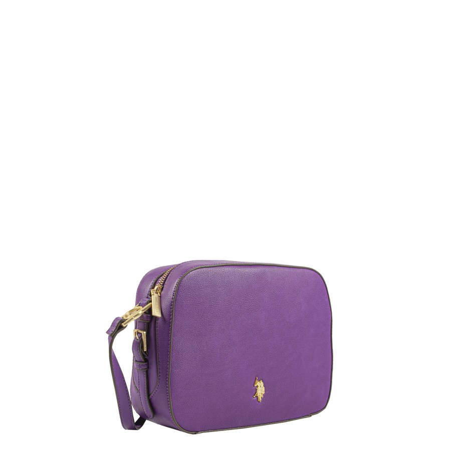 Femme Us Polo Sac Porte Bandouliere / Porte Travers | Sac Travers Forest Us Polo Violet