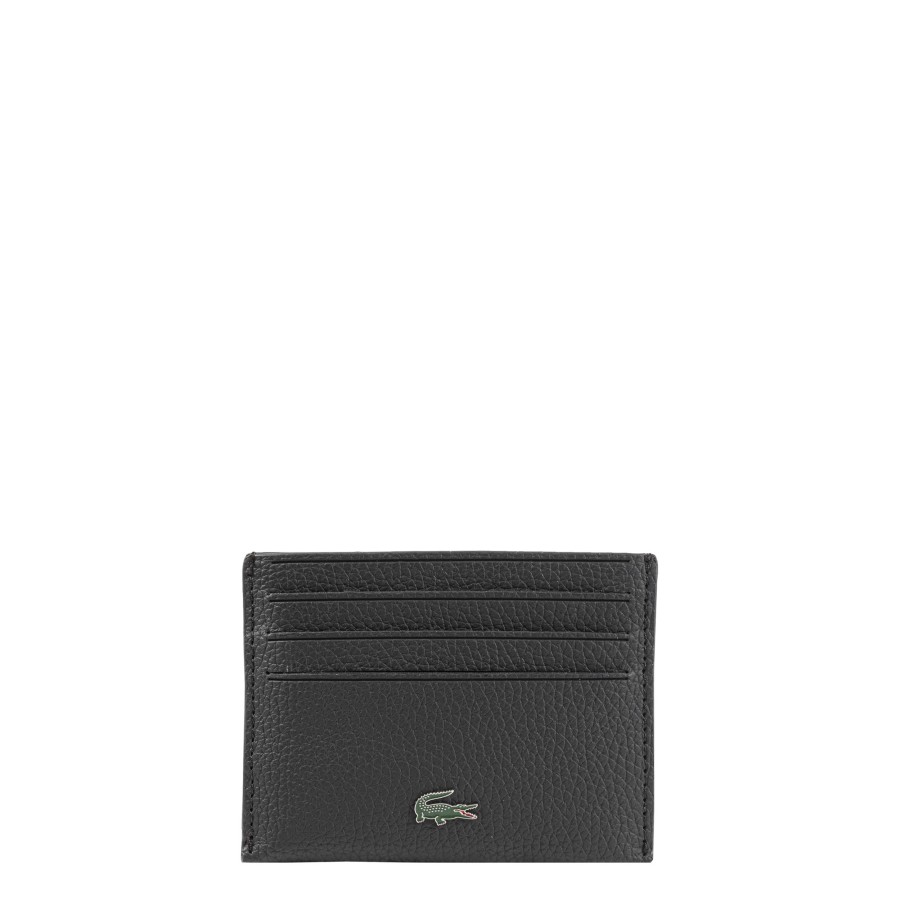 Homme Lacoste Porte Cartes | Porte Cartes Smart Concept Lacoste Marron