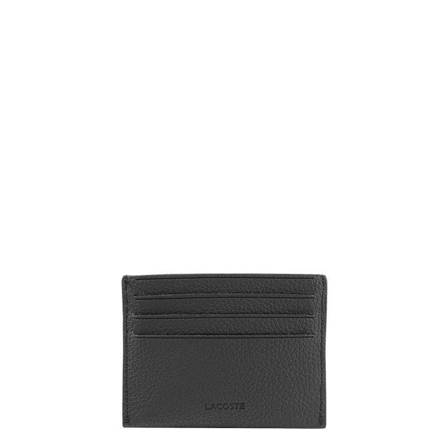 Homme Lacoste Porte Cartes | Porte Cartes Smart Concept Lacoste Marron