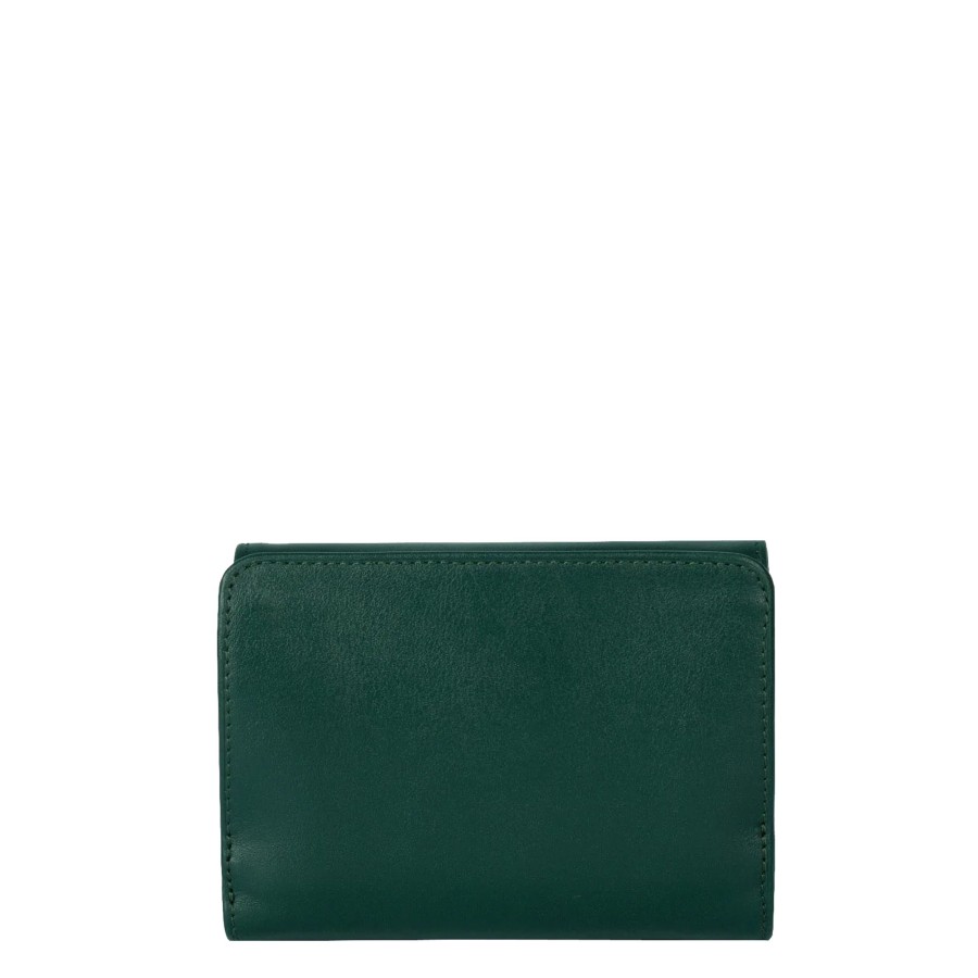 Femme Lancaster Portefeuille | Portefeuille En Cuir Paris Pm Lancaster Vert