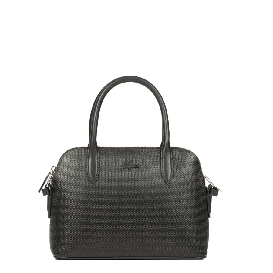 Femme Lacoste Sac Porte Main | Sac Bugatti En Cuir Pique Chantaco