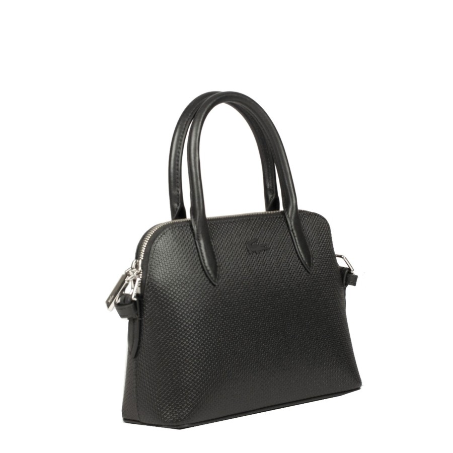 Femme Lacoste Sac Porte Main | Sac Bugatti En Cuir Pique Chantaco