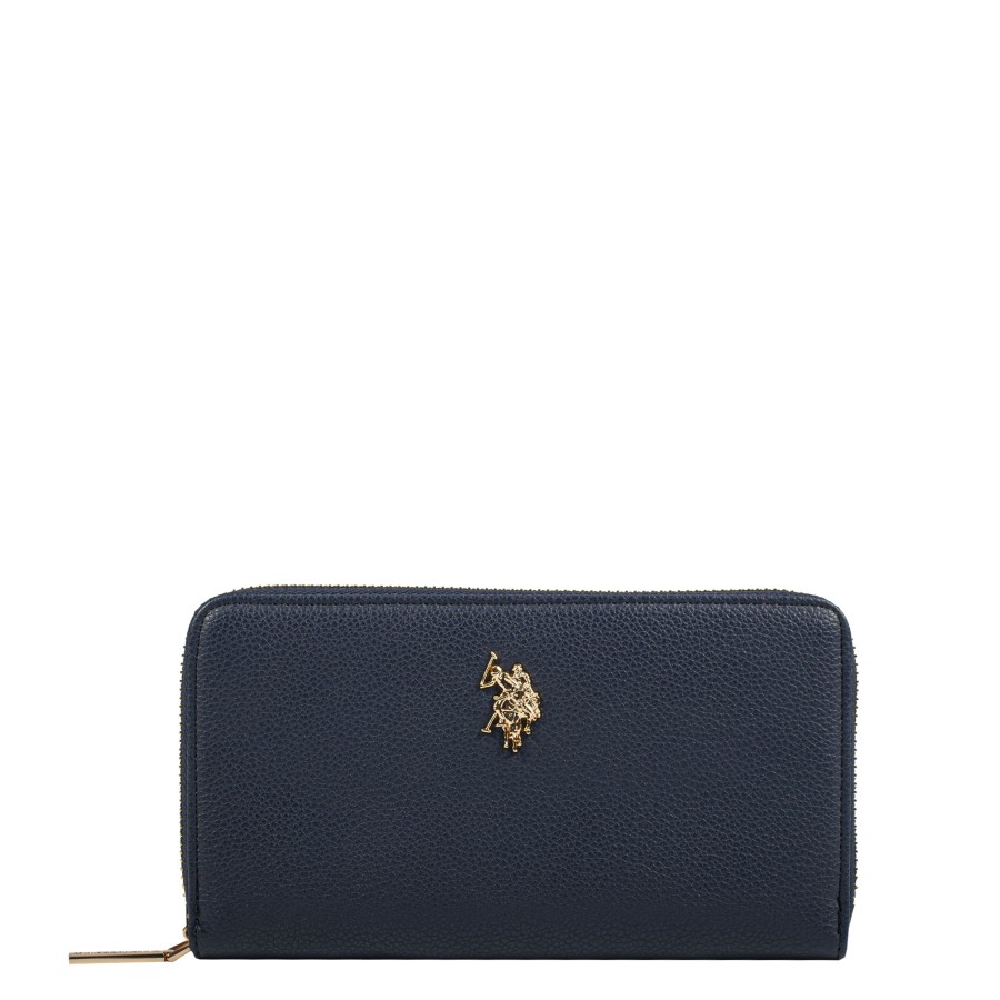 Femme Us Polo Portefeuille | Compagnon Jones Us Polo Bleu