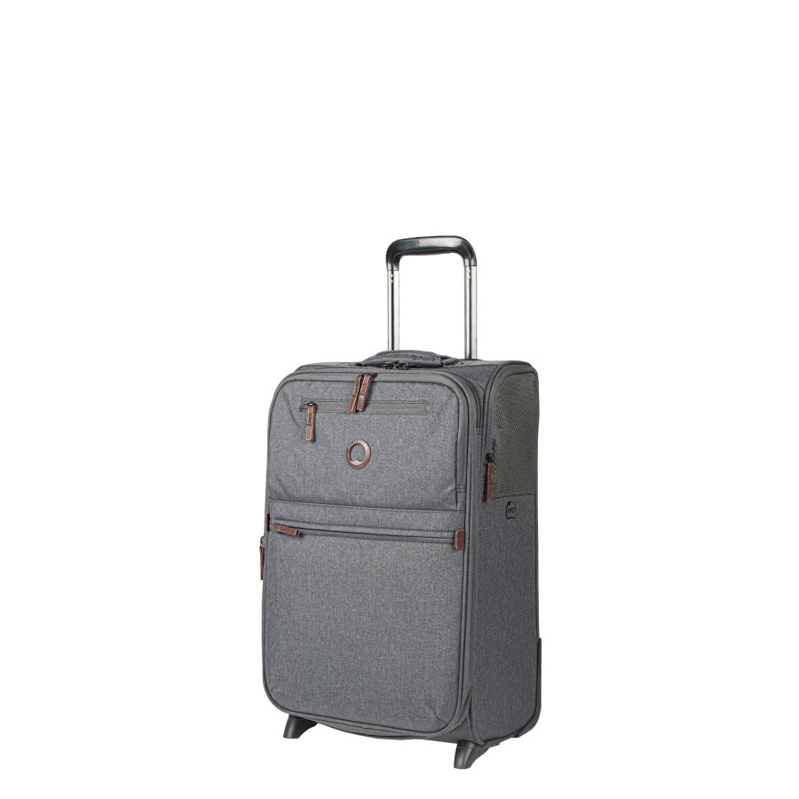 Bagages Delsey Valise 2 Roues Rigide | Valise Cabine 55Cm Extensible Maubert 2.0 Delsey Anthracite