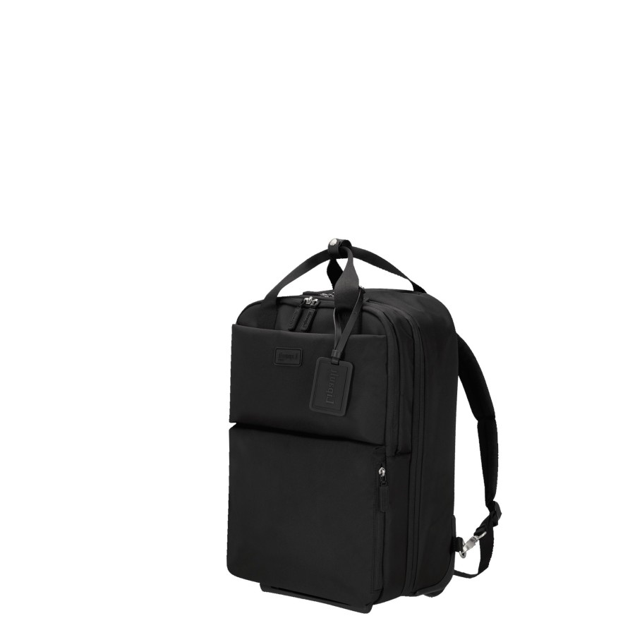 Bagages Lipault Valise 2 Roues Souple | Sac A Dos A Roulettes 4Biz Lipault Noir