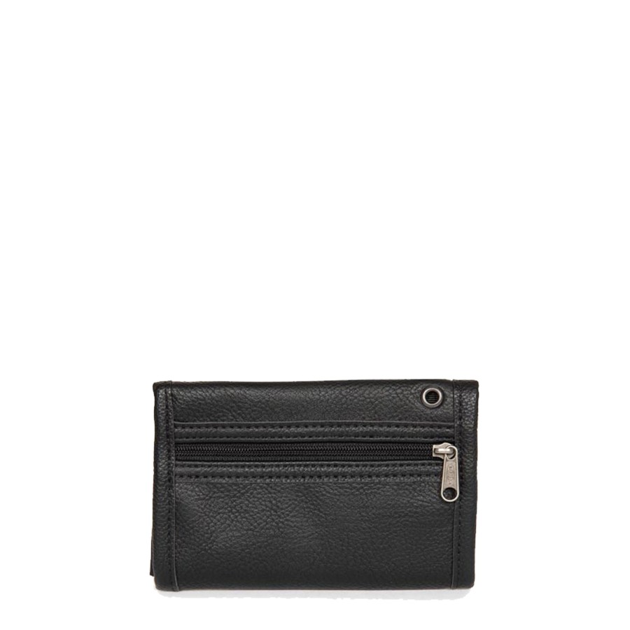 Femme Eastpak Portefeuille | Portefeuille Crew Eastpak Grained Black