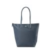 Femme Lacoste Sac Porte Epaule | Sac Cabas Vertical Penombre L.12.12 Concept Lacoste Bleu Marine