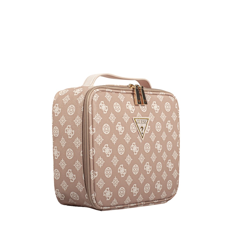 Bagages Guess Trousse De Toilette | Trousse De Toilette Wilder Guess Beige Multi