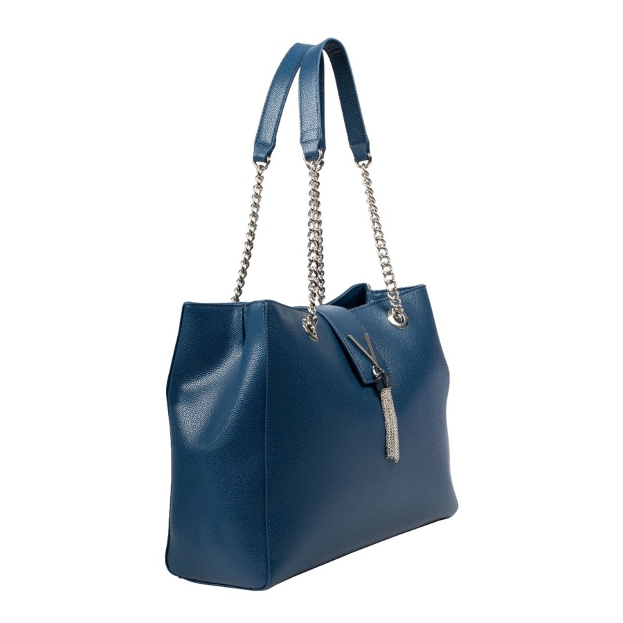 Femme Valentino Sac Porte Epaule | Sac Shopping Divina Valentino Bleu