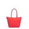 Femme Lacoste Sac Porte Epaule | Petit Shopping L 12 12 Concept Lacoste Rouge