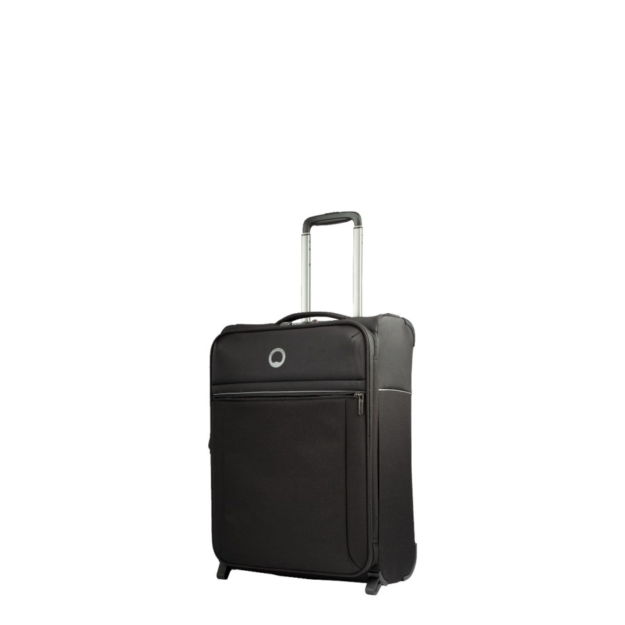 Bagages Delsey Valise 2 Roues Souple | Valise Cabine Slim 2 Roues 55Cm Brochant 2.0 Noir