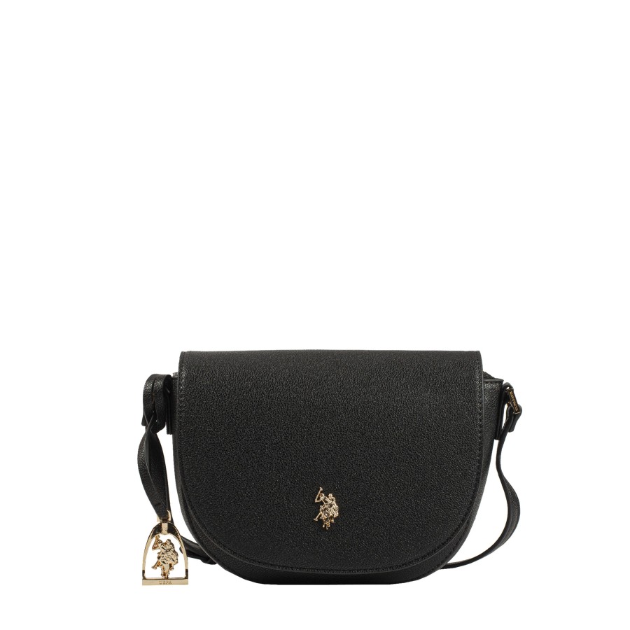 Femme Us Polo Sac Porte Bandouliere / Porte Travers | Sac Travers Jones Us Polo Noir