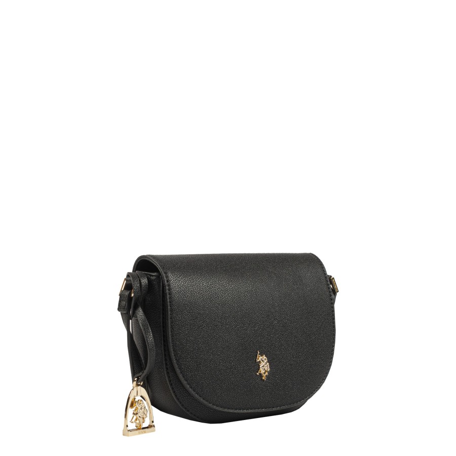 Femme Us Polo Sac Porte Bandouliere / Porte Travers | Sac Travers Jones Us Polo Noir