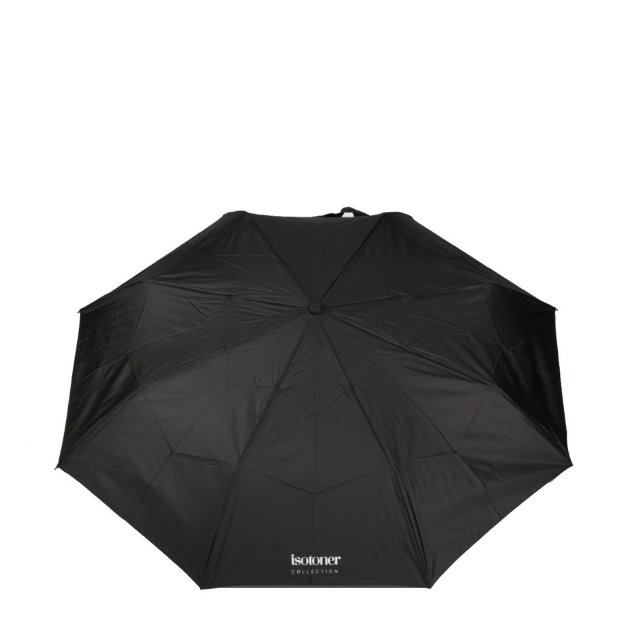 Homme Isotoner Parapluies | Parapluie Pliant Automatique Crook X-Tra Solide