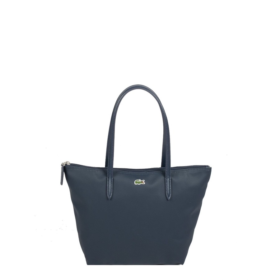 Femme Lacoste Sac Porte Epaule | Petit Shopping L 12 12 Concept Lacoste Bleu Marine