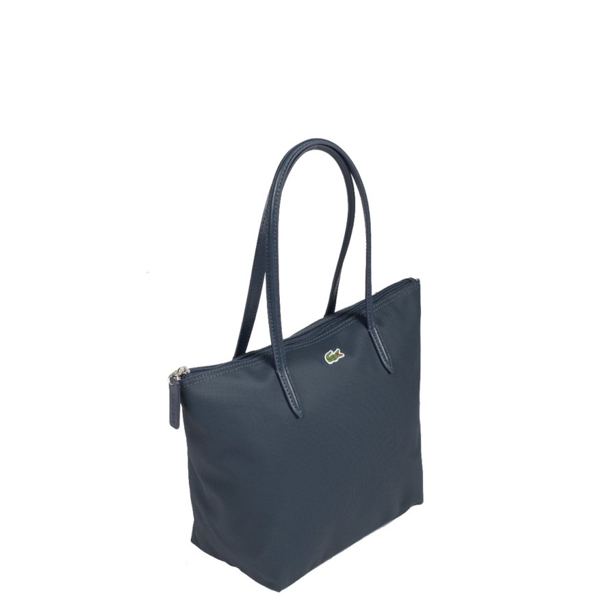 Femme Lacoste Sac Porte Epaule | Petit Shopping L 12 12 Concept Lacoste Bleu Marine