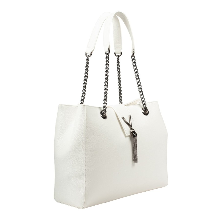 Femme Valentino Sac Porte Epaule | Sac Shopping Divina Valentino Blanc