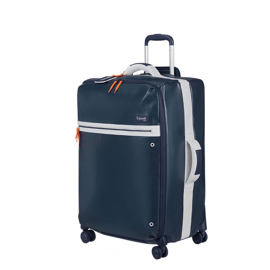 Bagages Lipault Valise 4 Roues Souple | Valise 70 Cm Design Lab Lipault Bleu