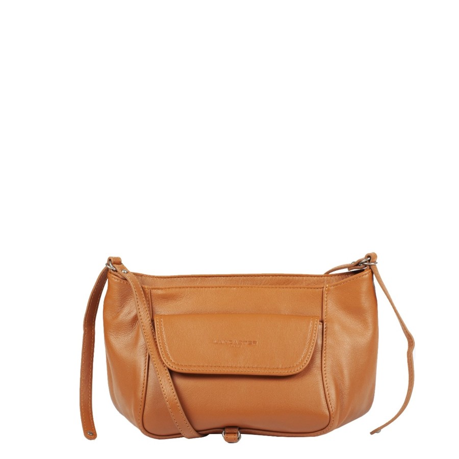 Femme Lancaster Sac Porte Bandouliere / Porte Travers | Petit Sac Trotteur En Cuir Soft Vintage