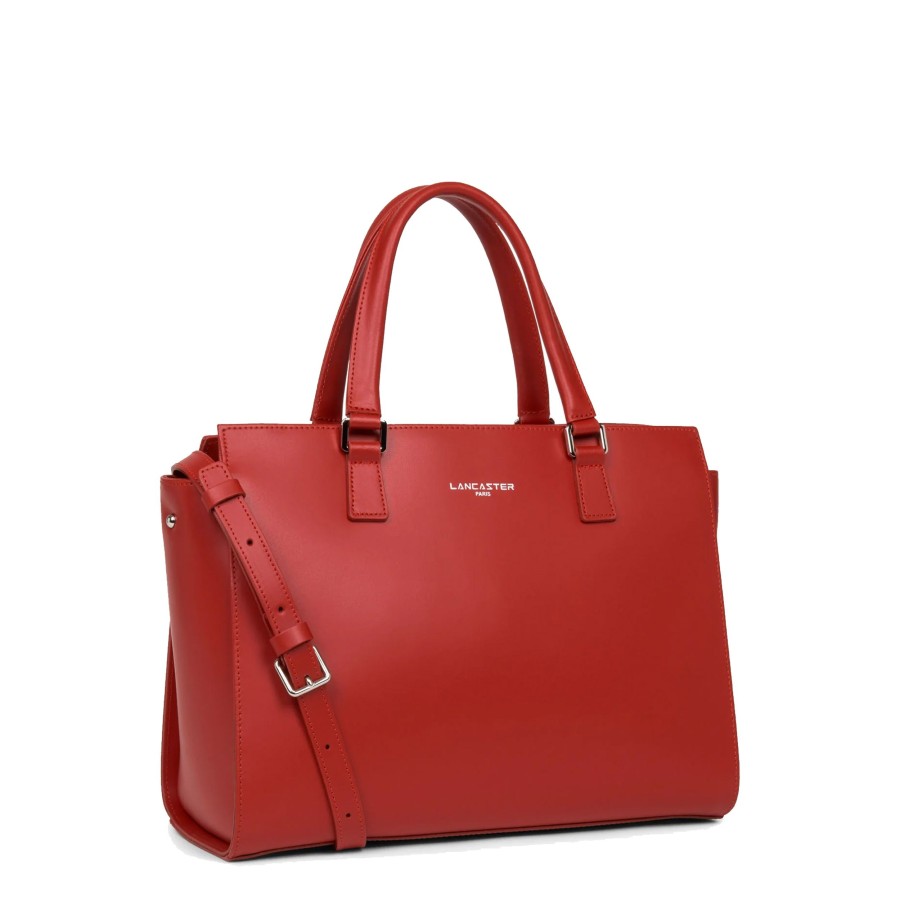 Femme Lancaster Sac Porte Main | Grand Sac A Main En Cuir Smooth Lancaster