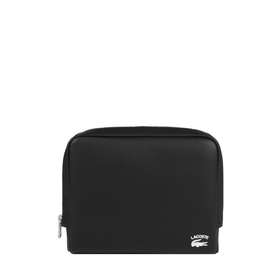 Homme Lacoste Sacoche Main | Pochette En Cuir Lacoste Practice Lacoste