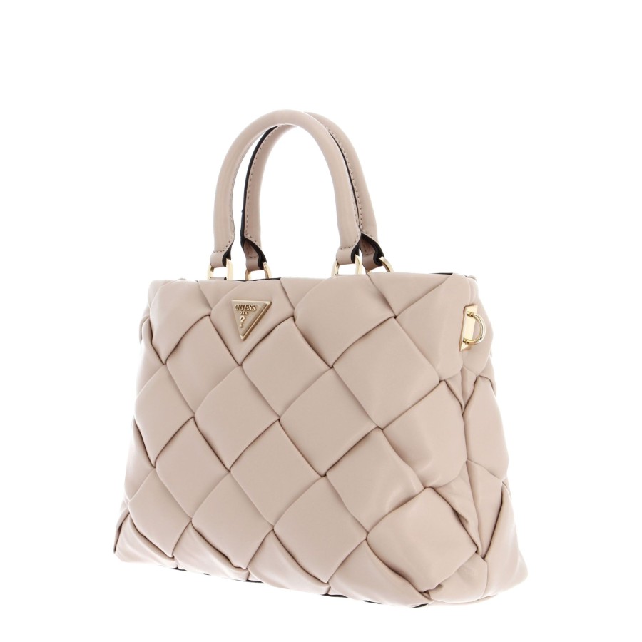 Femme Guess Sac Porte Main | Sac A Main Zaina Guess Beige