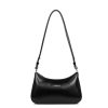 Femme Lancaster Sac Porte Epaule | Sac Porte Travers En Cuir Suave Ace Lancaster Noir