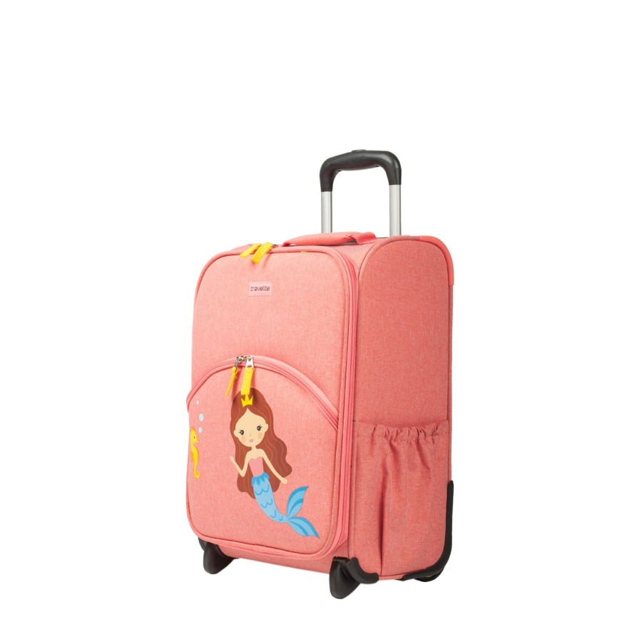 Bagages Travelite Valise 2 Roues Rigide | Valise Enfant 44Cm Youngster Rose