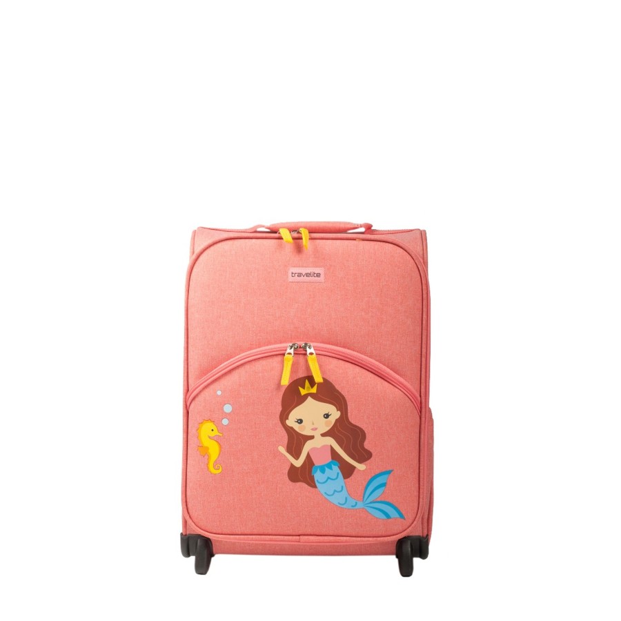 Bagages Travelite Valise 2 Roues Rigide | Valise Enfant 44Cm Youngster Rose