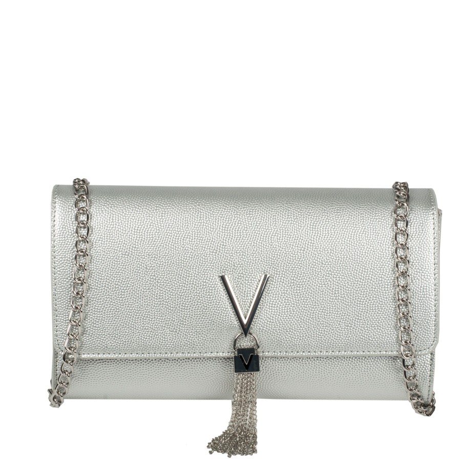 Femme Valentino Pochette | Pochette Divina Valentino Argent